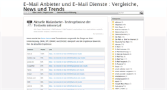 Desktop Screenshot of email-vergleich.com